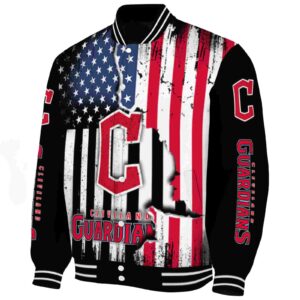 cleveland guardians patriotic theme black jacket best selling jacketwow