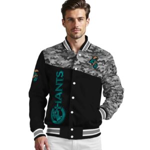 coastal carolina chanticleers camo patchwork black jacket high quality jacketwow