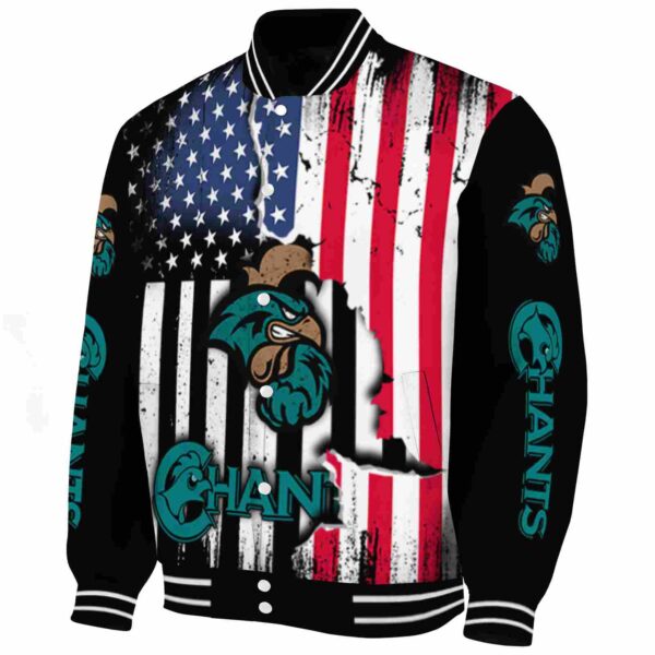 coastal carolina chanticleers patriotic theme black jacket best selling jacketwow