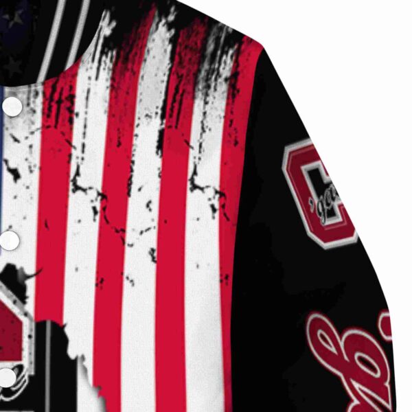 colgate raiders patriotic theme black jacket premium grade jacketwow
