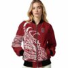 colgate raiders tribal art maroon white black jacket latest model jacketwow