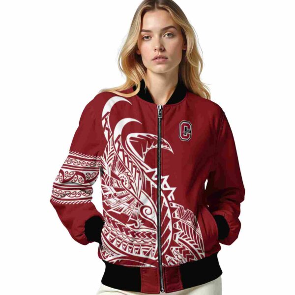 colgate raiders tribal art maroon white black jacket latest model jacketwow