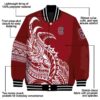 colgate raiders tribal art maroon white black jacket new arrival jacketwow