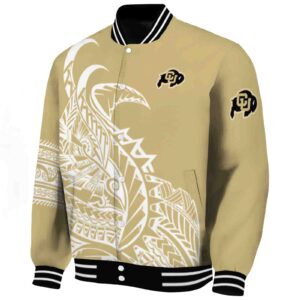 colorado buffaloes tribal art gold white black jacket best selling jacketwow