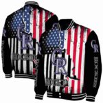 colorado rockies patriotic theme black jacket best selling jacketwow