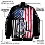 colorado rockies patriotic theme black jacket best selling jacketwow