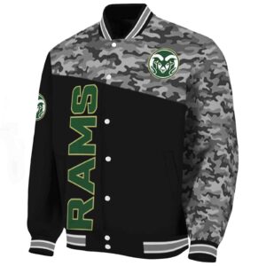 colorado state rams camo patchwork black jacket best selling jacketwow