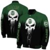 colorado state rams punisher skull green black white jacket fashion forward jacketwow