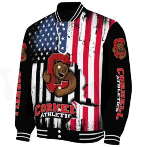 cornell big red patriotic theme black jacket best selling jacketwow
