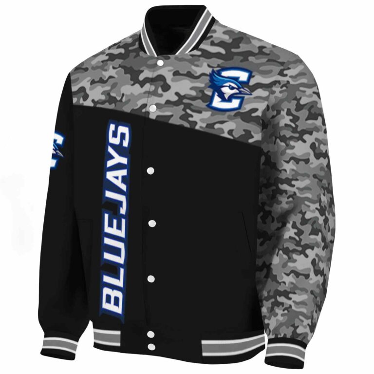 creighton bluejays camo patchwork black jacket best selling jacketwow