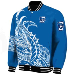 creighton bluejays tribal art blue white black jacket best selling jacketwow