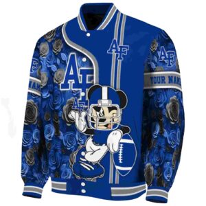 custom air force falcons rose mickey blue jacket best selling jacketwow