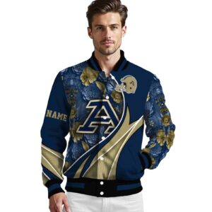 custom akron zips floral print blue jacket high quality jacketwow
