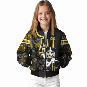 custom appalachian state mountaineers rose mickey black jacket top rated jacketwow
