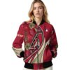 custom arizona diamondbacks floral print red jacket latest model jacketwow