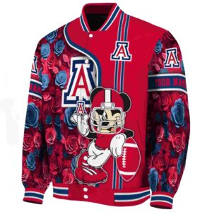 custom arizona wildcats rose mickey red jacket best selling jacketwow