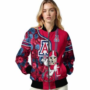 custom arizona wildcats rose mickey red jacket latest model jacketwow