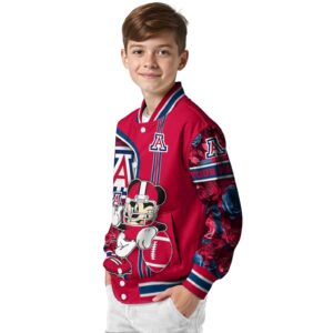 custom arizona wildcats rose mickey red jacket trendy jacketwow