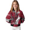 custom arkansas razorbacks floral print red jacket top rated jacketwow