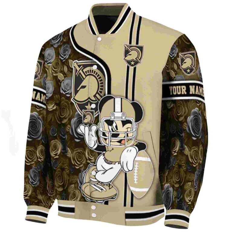 custom army black knights rose mickey gold jacket best selling jacketwow