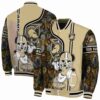 custom army black knights rose mickey gold jacket fashion forward jacketwow