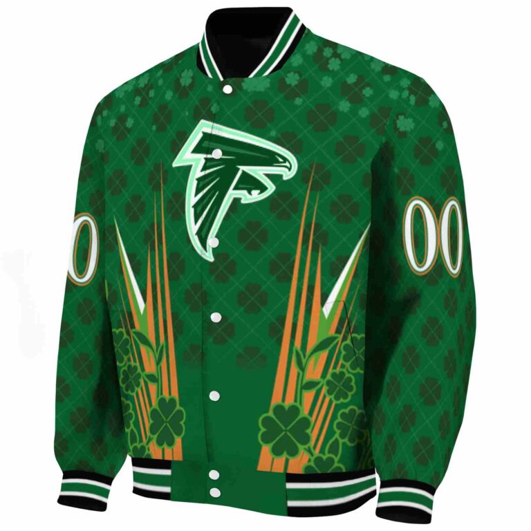 custom atlanta falcons shamrock pattern green jacket best selling jacketwow