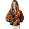 custom baltimore orioles floral print orange jacket top rated jacketwow