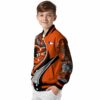 custom baltimore orioles floral print orange jacket trendy jacketwow