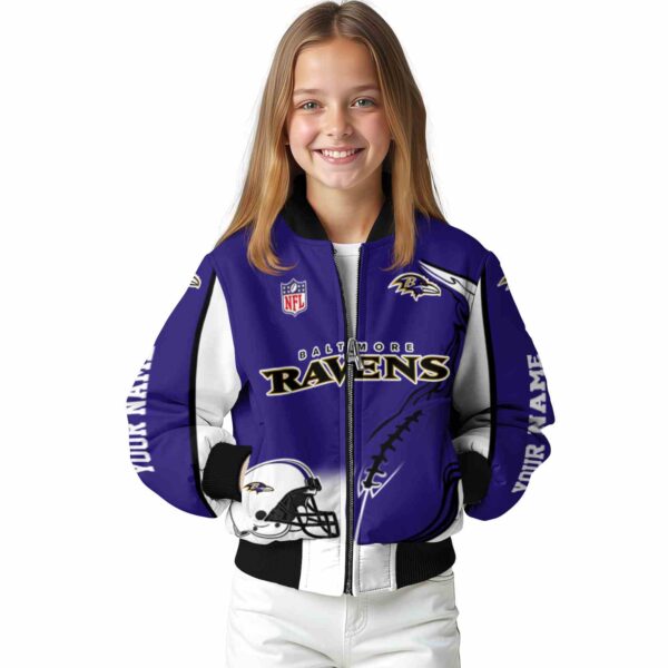 custom baltimore ravens flaming football purple white jacket top rated jacketwow