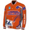 custom boise state broncos flaming football orange white jacket best selling jacketwow