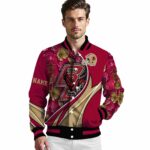 custom boston college eagles floral print maroon jacket best selling jacketwow