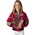 custom boston college eagles floral print maroon jacket best selling jacketwow