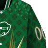 custom buffalo bills shamrock pattern green jacket premium grade jacketwow