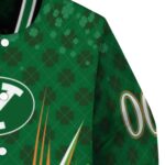 custom byu cougars shamrock pattern green jacket best selling jacketwow