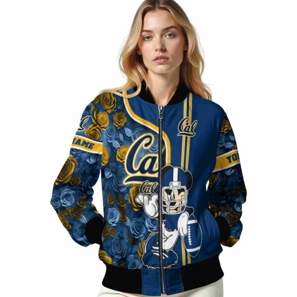 custom california golden bears rose mickey blue jacket latest model jacketwow
