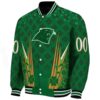custom carolina panthers shamrock pattern green jacket best selling jacketwow