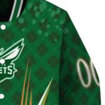 custom charlotte hornets shamrock pattern green jacket best selling jacketwow