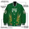 custom chicago bulls shamrock pattern green jacket new arrival jacketwow