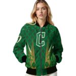 custom cleveland guardians shamrock pattern green jacket best selling jacketwow