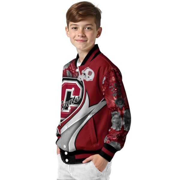custom colgate raiders floral print maroon jacket trendy jacketwow