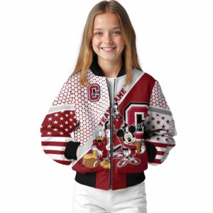 custom colgate raiders mickey donald goofy maroon white jacket top rated jacketwow