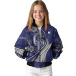 custom colorado rockies floral print blue jacket best selling jacketwow