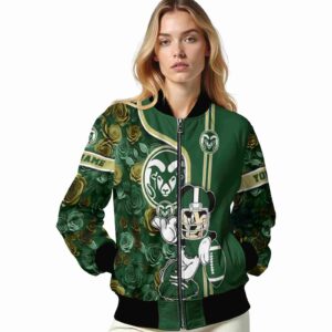 custom colorado state rams rose mickey green jacket latest model jacketwow