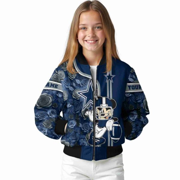 custom dallas cowboys rose mickey blue jacket top rated jacketwow