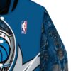 custom dallas mavericks floral print blue jacket premium grade jacketwow