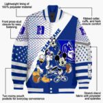 custom duke blue devils mickey donald goofy blue white jacket best selling jacketwow