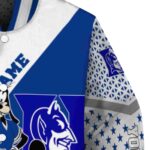custom duke blue devils mickey donald goofy blue white jacket best selling jacketwow