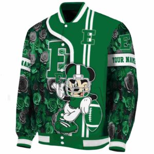 custom eastern michigan eagles rose mickey green jacket best selling jacketwow