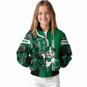 custom eastern michigan eagles rose mickey green jacket top rated jacketwow
