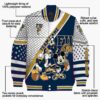 custom fiu panthers mickey donald goofy blue white jacket new arrival jacketwow